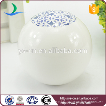 Diseño de la bola de la raya azul con la decoración moderna del estilo, precio bajo decoración de cerámica caliente
